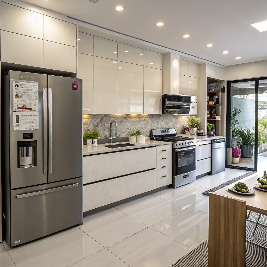 Modern kitchen with BRYTHONARIX appliances